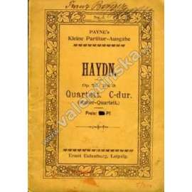 Quartett Cdur (Noty, housle, viola, violoncello)