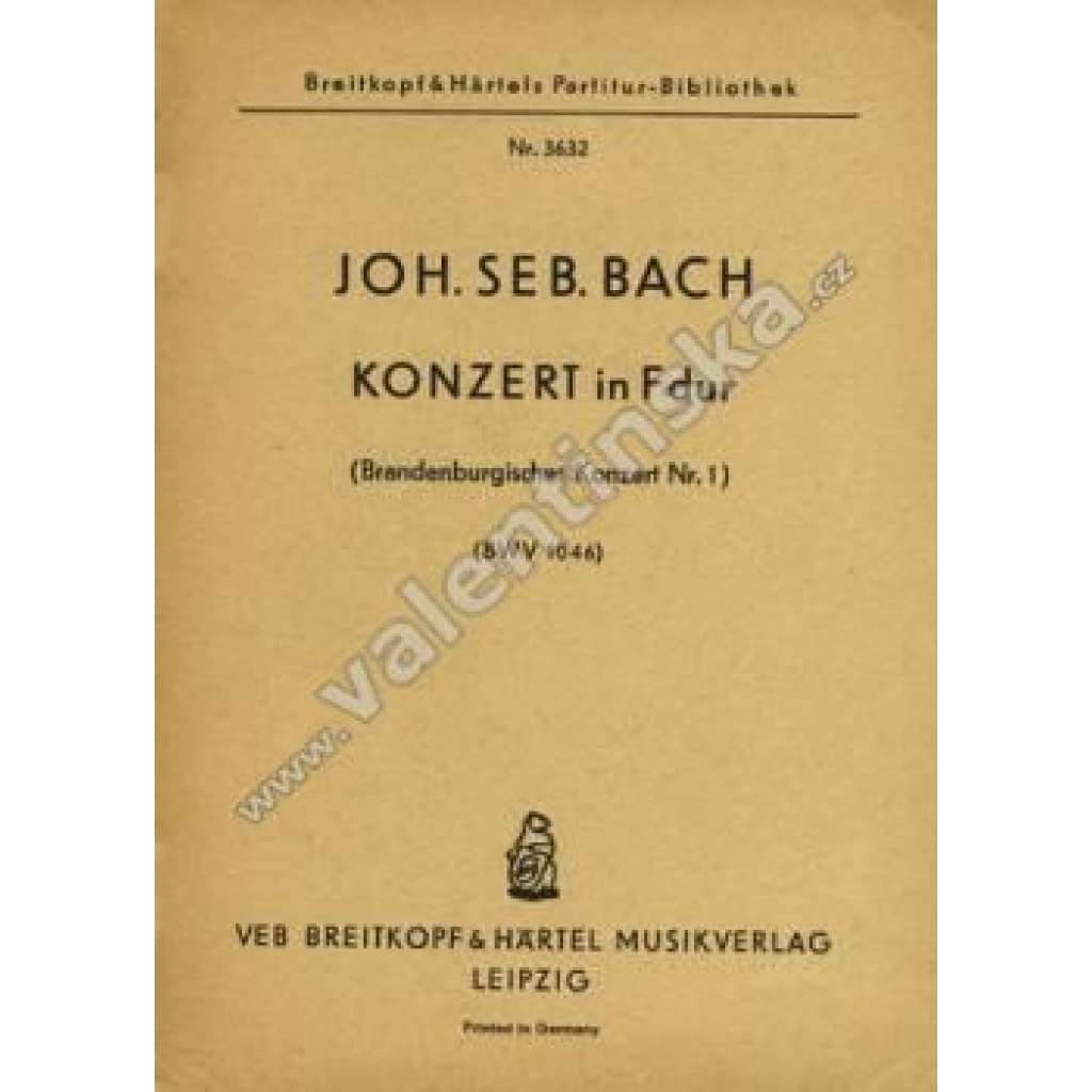 Konzert in F dur (koncert, komorní orchestr, symfonie)