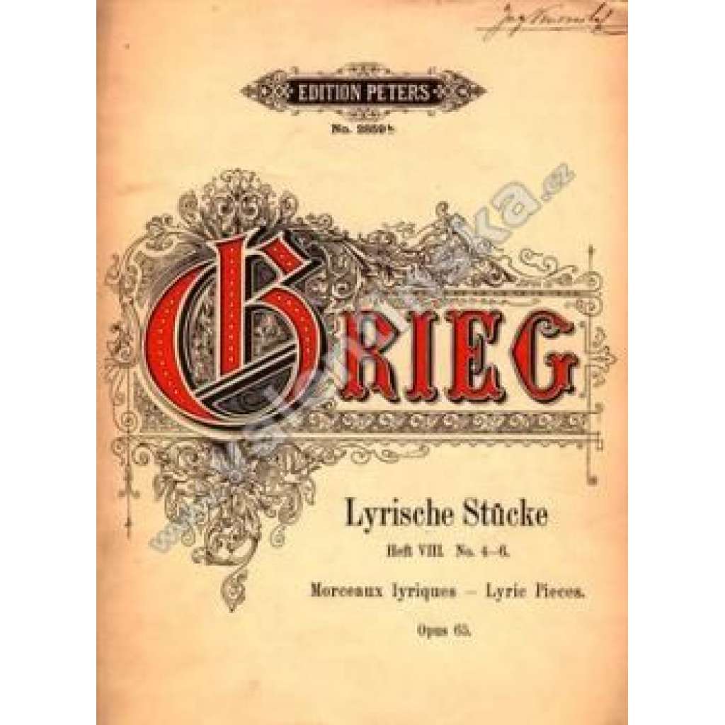 Lyrische Stucke. Heft VIII. No. 4-6.