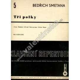 Tři polky. Klavírní repertoir (noty, piano - klavír)