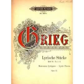 Lyrische Stücke. Heft VI. No. 1-3. (noty, piano - klavír)