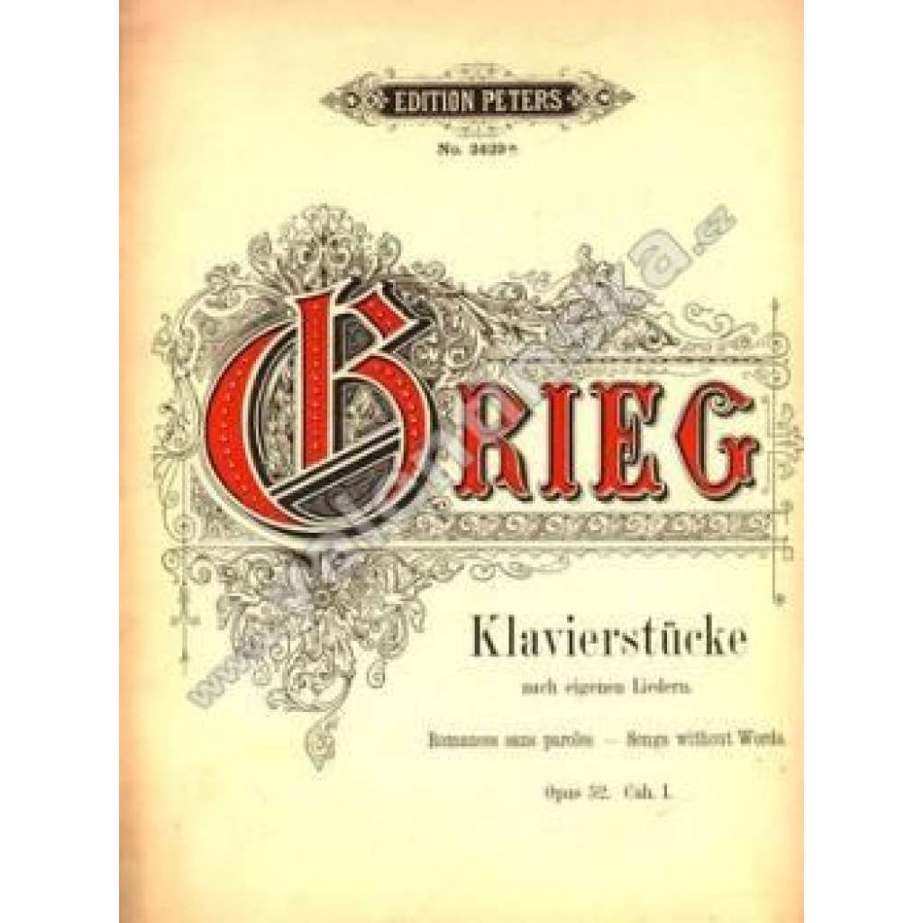 Klavierstücke. Op.52.  Cah.I. (noty, piano - klavír)