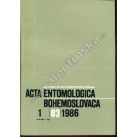 Acta entomologica bohemoslovaca, 1/1986 (časopis, entomologie, příroda, hmyz)