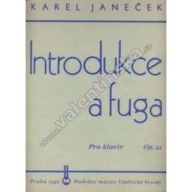 Introdukce a fuga. Pro klavír (noty, piano)