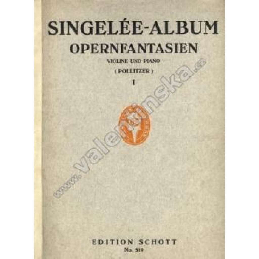 Singelée -Album Opernfantasien  I.