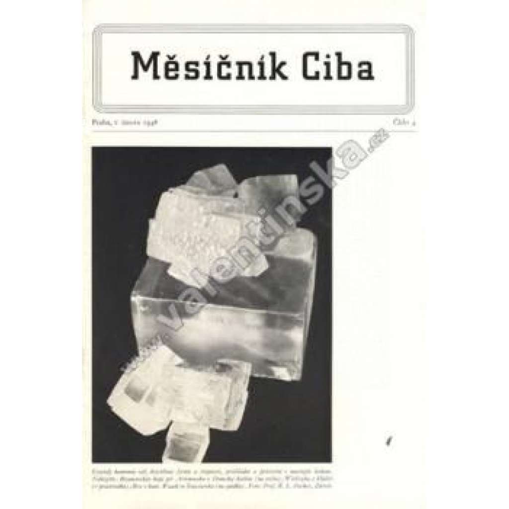 Měsíčník Ciba 1948.  Číslo 4.