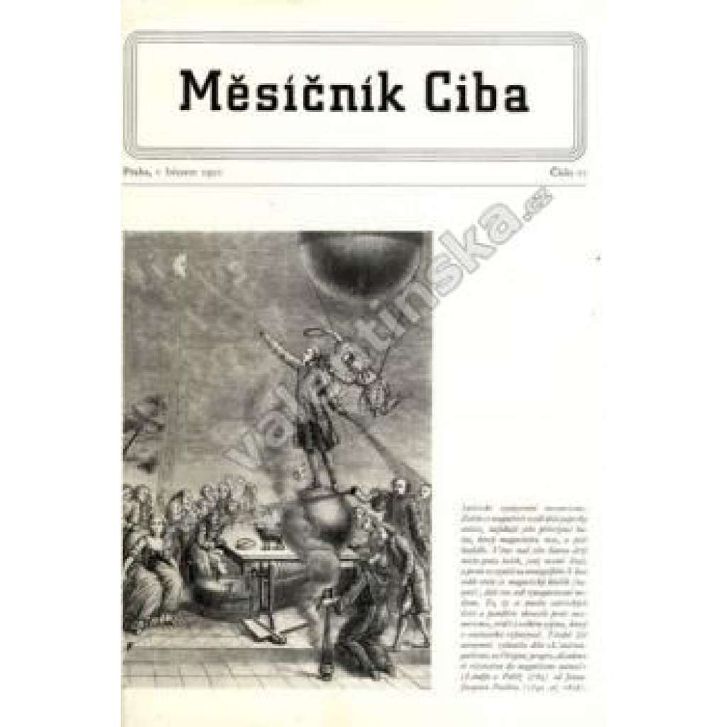 Měsíčník Ciba 1950.  Číslo 11.