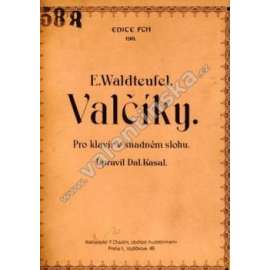 Valčíky. Pro klavír v snadném slohu (noty, piano)