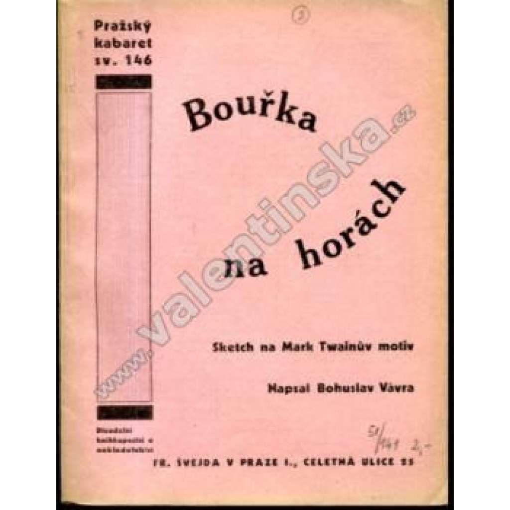 Bouřka na horách