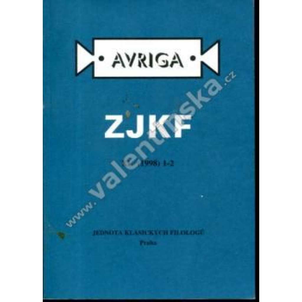 Zprávy Jednoty klasických filologů, 1-2/1998