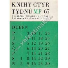 Knihy čtyř týdnů - duben 1967