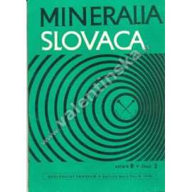 Mineralia Slovaca, roč. 8., č. 2.; 1976 (časopis, geologie, mj. Ložiska a perspektivy těžby ropy v Iráku; Nález barranditu na Slovensku)