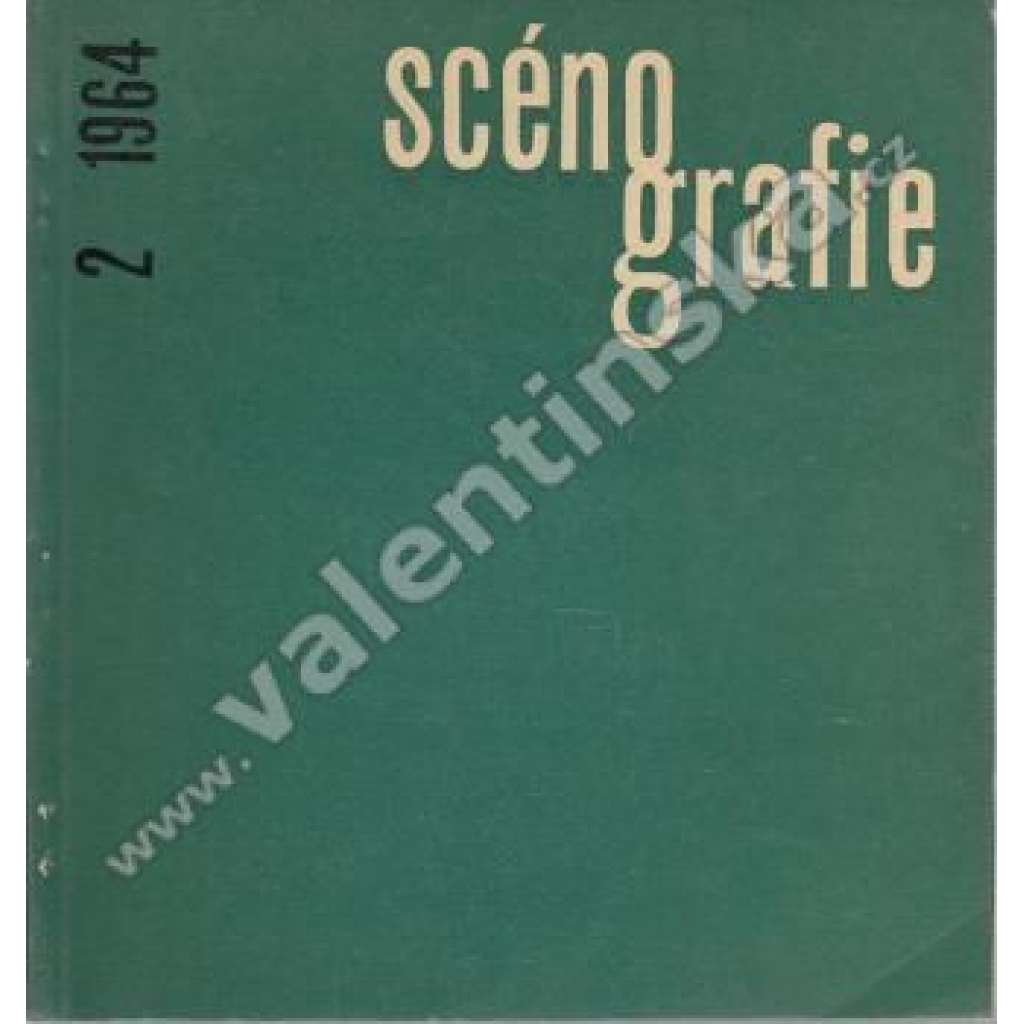 Scénografie 2/1964 (časopis, divadlo, mj. Současné jevištní výtvarnictví, Divadlo s kruhovou scénou, Sean Kenny, Pro a proti točně)