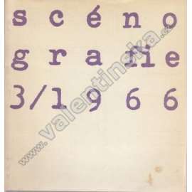 Scénografie, 3/1966 (časopis, divadlo, mj. Co víme o architektuře alžbětinského divadla; Kostýmy v Shakespearových hrách; Co znamená Shakespeare pro režiséra naší doby)
