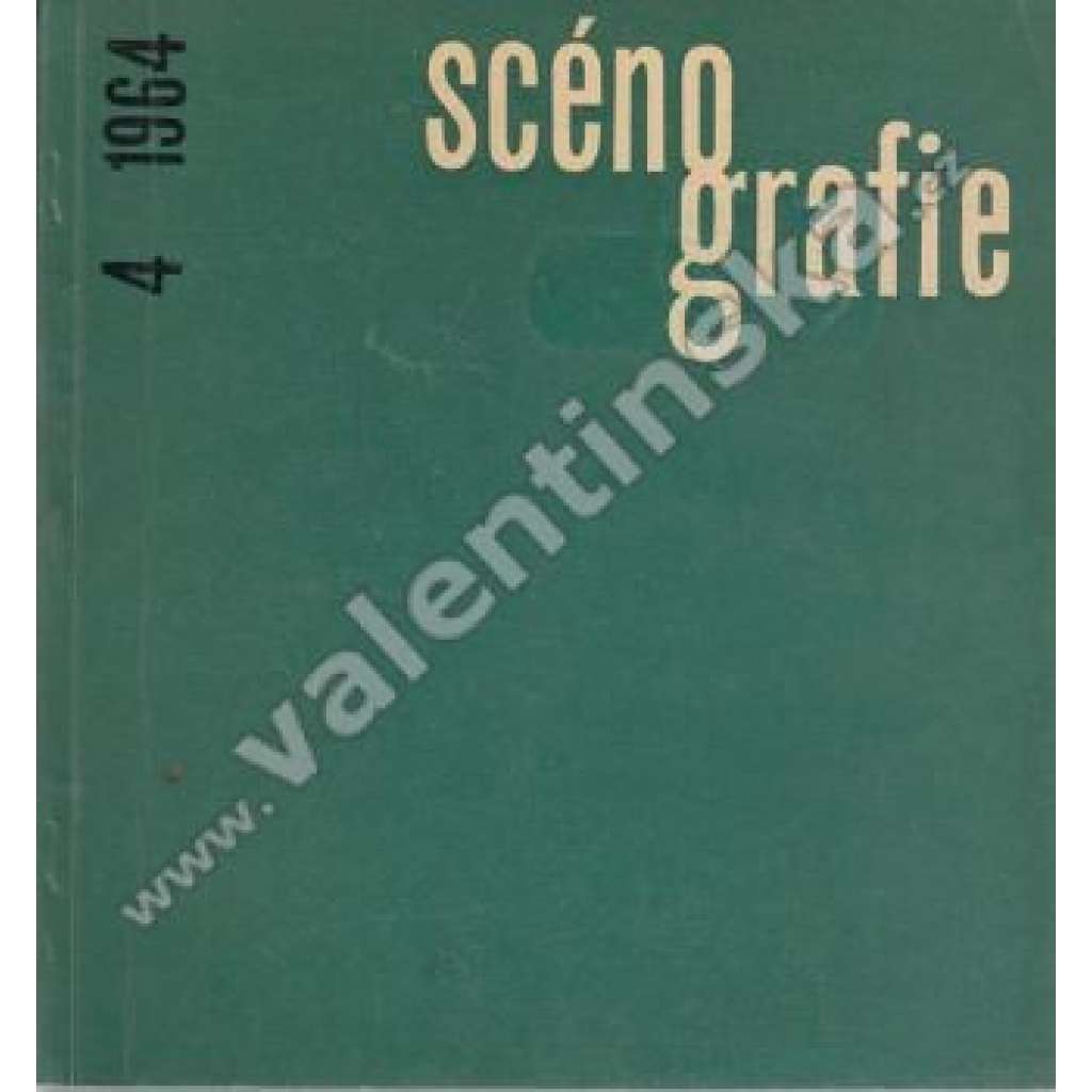 Scénografie, 4/1964 (divadlo, časopis, mj. V. Kandinskij - Jevištní kompozice, Žlutý souzvuk; Paul Klee a divadlo; Calderův cirkus; Sophia Tauber -Arp)