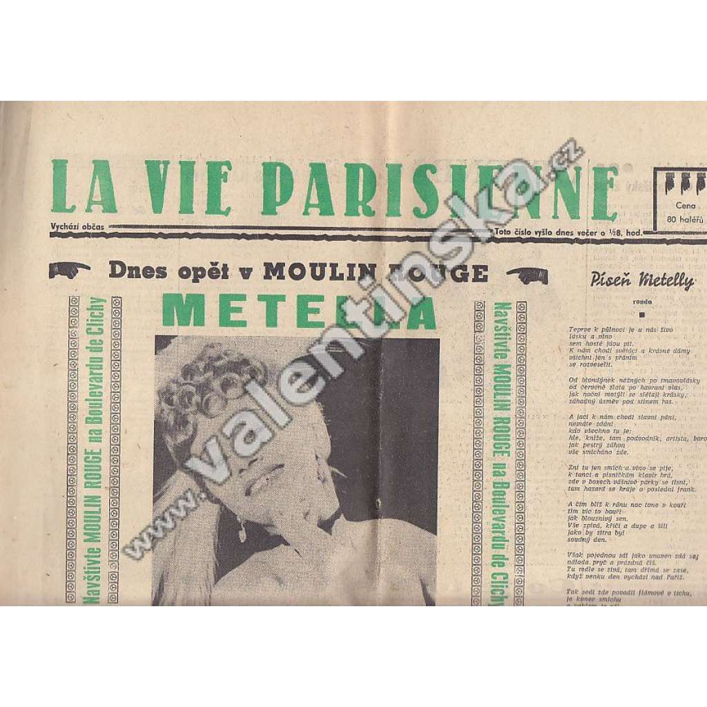 La vie parisienne (divadelní program) (Divadlo Na fidlovačce, divadelní hra)