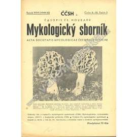 Mykologický sborník, roč. XXVI. (1949-50), č. 8-9.