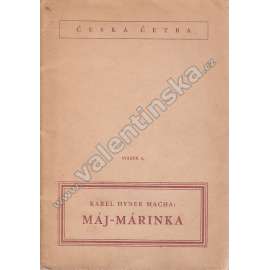 Máj - Márinka (poezie, romantismus, protektorátní vydání)