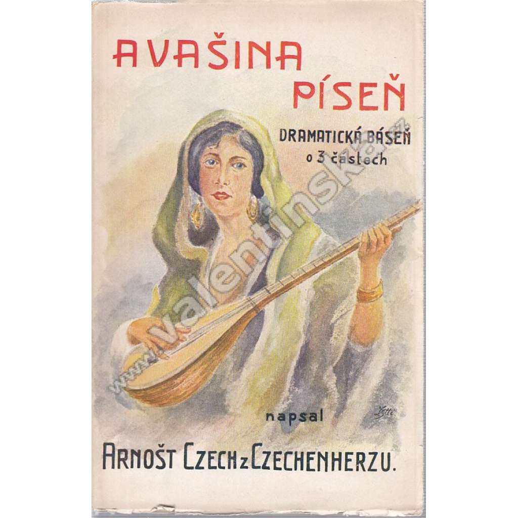 Avašina píseň. Dramatická báseň o třech částech (edice: Česká poesie dramatická) [divadlo, drama; ilustrace Ludvík Zenotti)