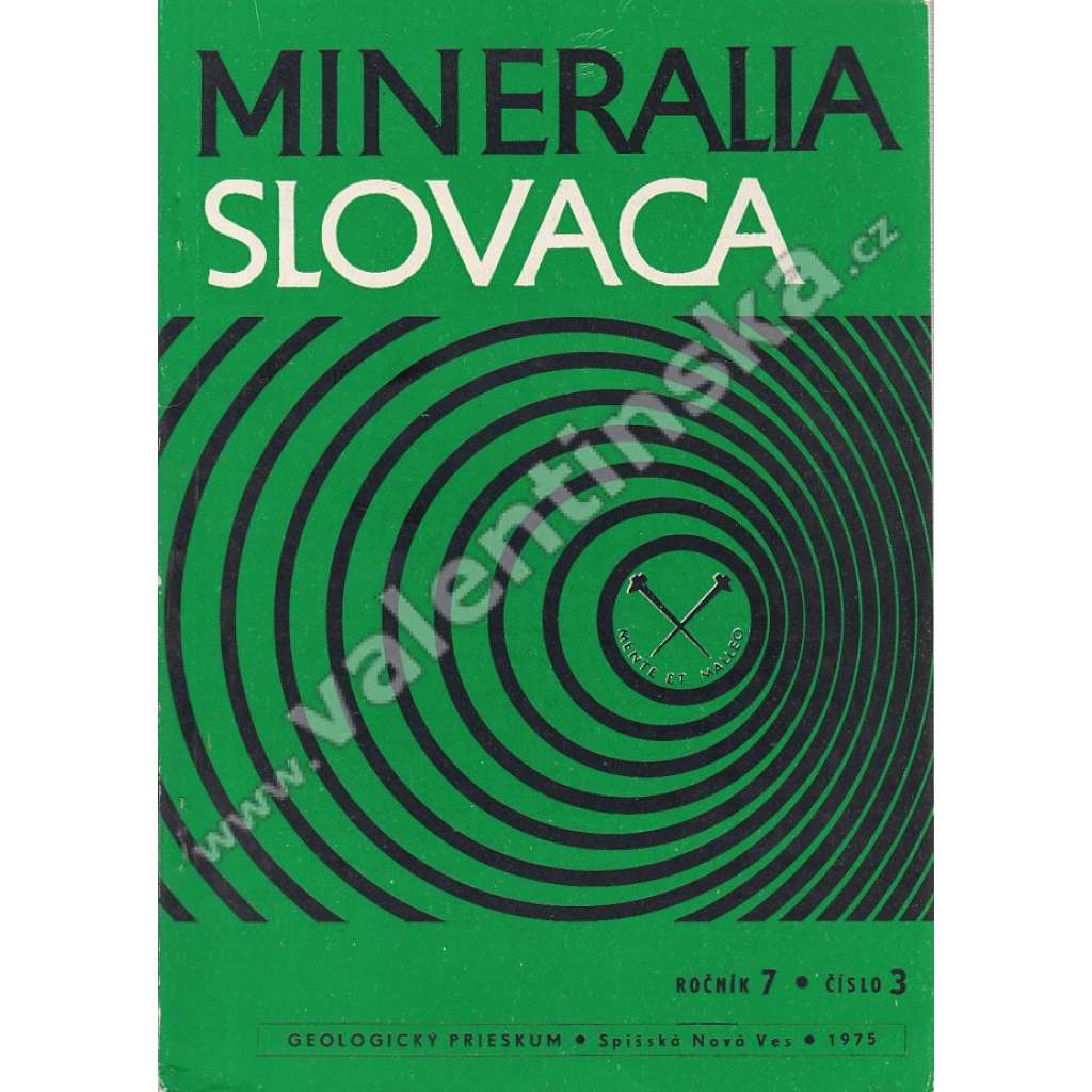 Mineralia Slovaca, roč. 7. (1975), č. 3
