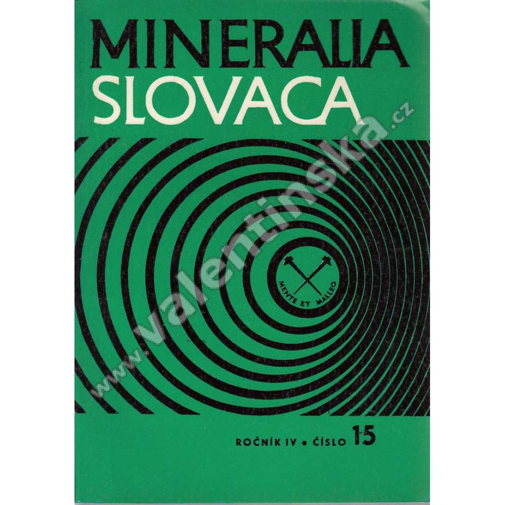 Mineralia Slovaca, roč. IV. (1972), č. 15
