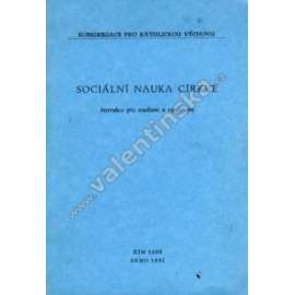 Sociální nauka církve. Instrukce pro studium a vyučování (praktická teologie, katolická církev)