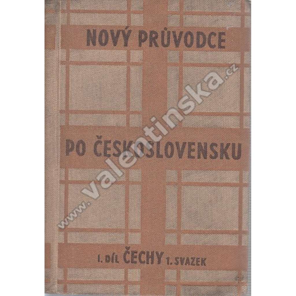 Nový průvodce po Československu. Čechy I- jižní Čechy a jihozápad středních Čech (uvnitř mapy)