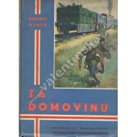 Za domovinu. Legionáři československé mládeži (první světová válka, legie, legionáři, povídky, mj. SRbští dobrovolníci, Náš Zborov, Josef Jiří Švec, První pluk, Rozloučení se svatou Rusí; ilustrace A. L. Salač)