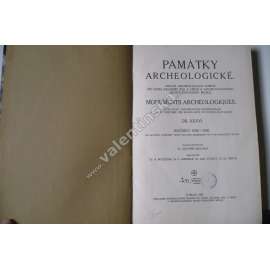 Památky archeologické XXXVI. 1928-1930 kompletní [archeologie]