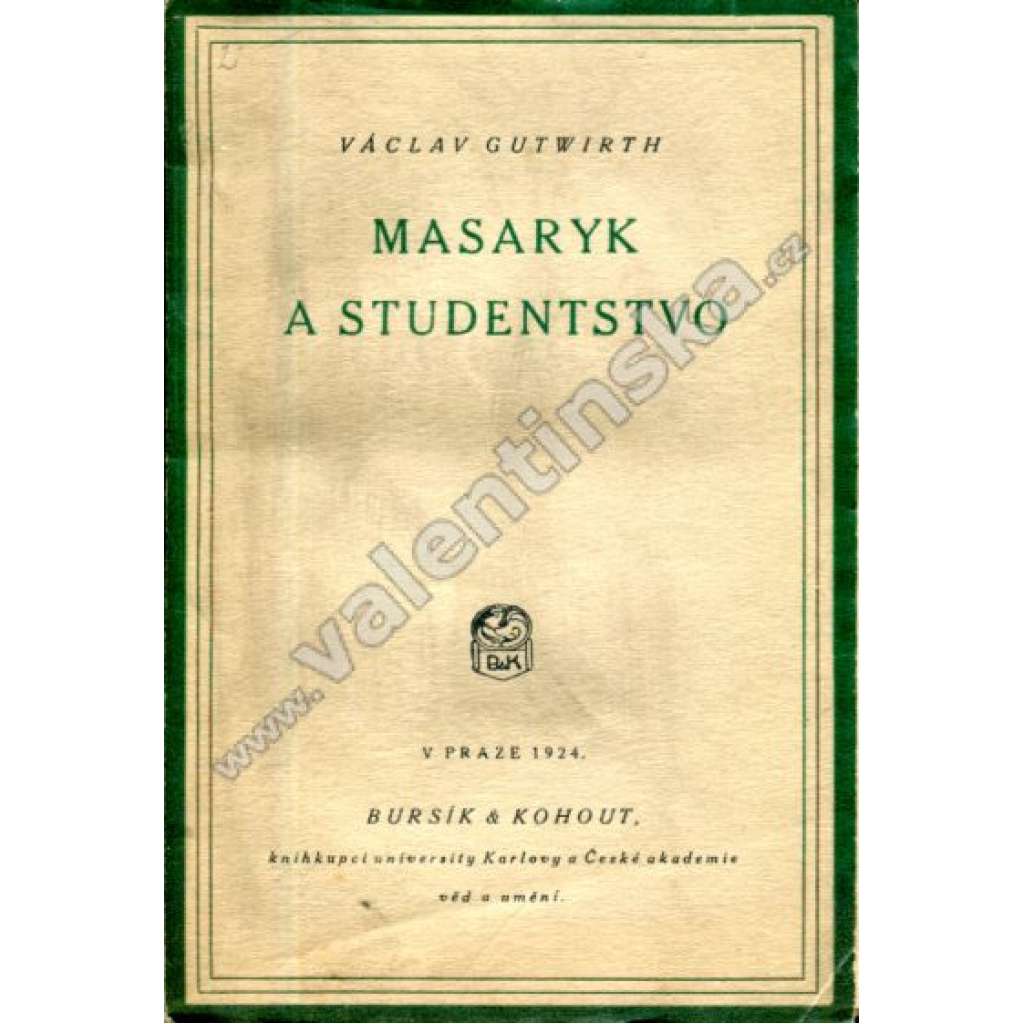 Mysaryk a studenstvo