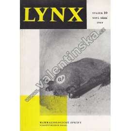 Lynx. Mammaliologické zprávy, nová série10 / 1969 (časopis, zoologie, mj. Výskyt netopýrů v půdních prostorách kostelů v Holandsku, Některé problémy ochrana netopýrů)