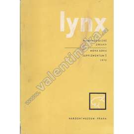 Lynx. Mammaliologické zprávy, nová série I. / 1970 (časopis, zoologie, mj. Výzkum šelem v Československu)