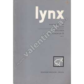 Lynx. Mammaliologické zprávy, nová série II. / 1971 (časopis, zoologie, mj. Rejstřík k mammalogickým zprávám Lynx za léta 1958-1969)