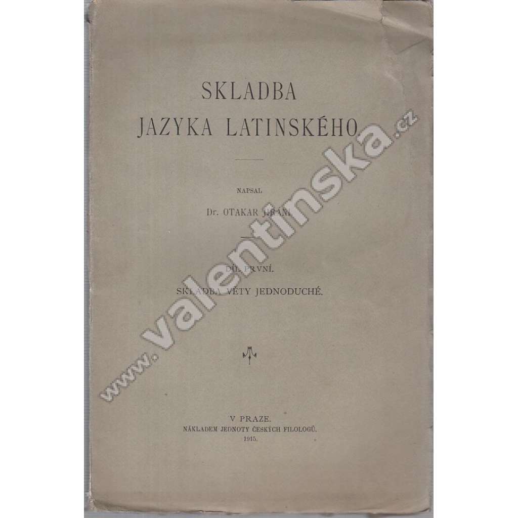 Skladba jazyka latinského (latina, latinský jazyk)