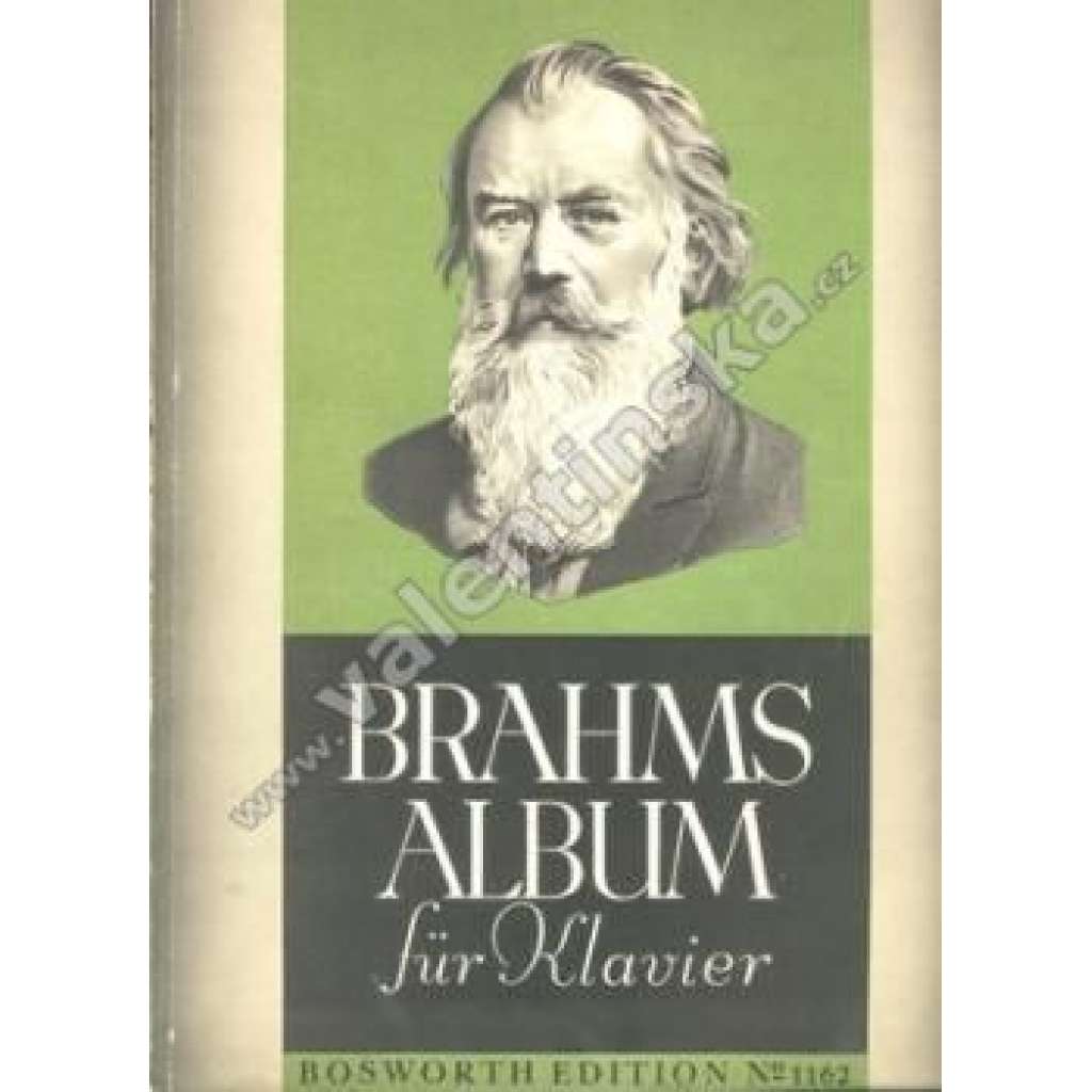 Brahms-Album für Klavier (noty, piano-klavír, mj. Balade, Intermezzo, Rhapsodie, Romanze, Walzer)