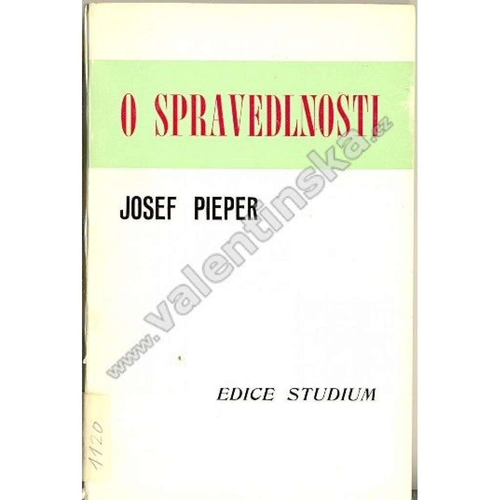 O spravedlnosti (exilové vydání!)