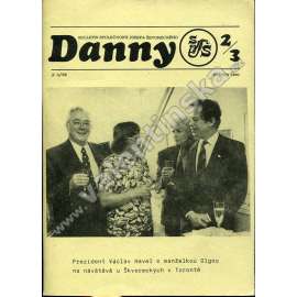 Danny, 2-3/90 (květen 1990) (časopis, Josef Škvorecký, mj. Výstava nakladatelství Sixty-Eight Publishers, 44 otázek Josefa Škvoreckého, Rozhovor s Evou Pilarovou)