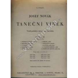 Taneční vínek. Sešit II. Veselé pochody a tance v snadném slohu (noty, housle, klavír - piano; mj. Pozdrav z Prahy, Hedvika, Madlenka, Berta, Emilie, Matilda)