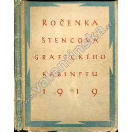 Ročenka Štencova grafického kabinetu, 1919 [Z obsahu: Tvorba nakladatelství Štenc - knižní úprava, typografie, ilustrace, krásná kniha]