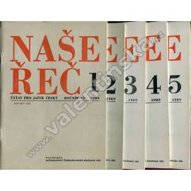 Naše řeč, r. 72. (1989)