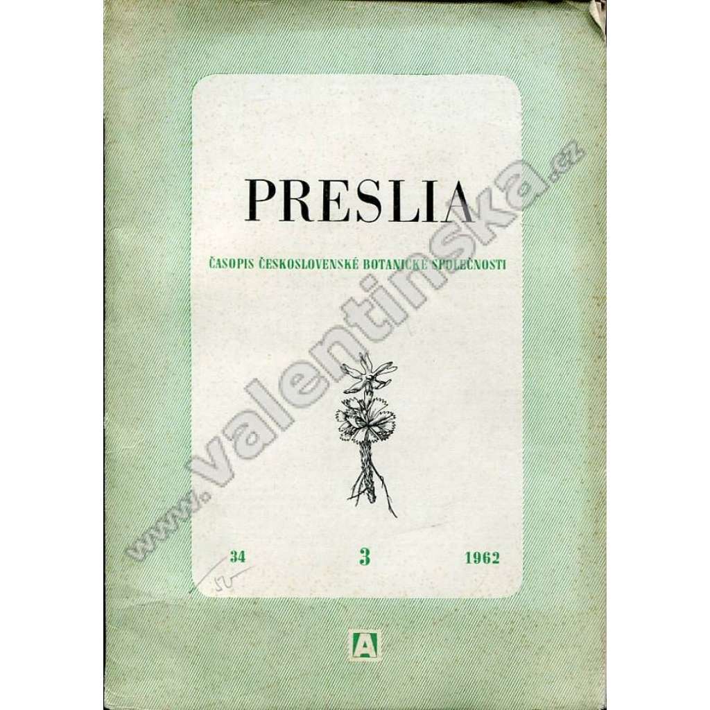 Preslia, r. 34 (1962), č. 3.