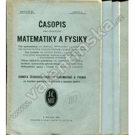 Časopis pro pěstování matematiky a fysiky, 1930-31