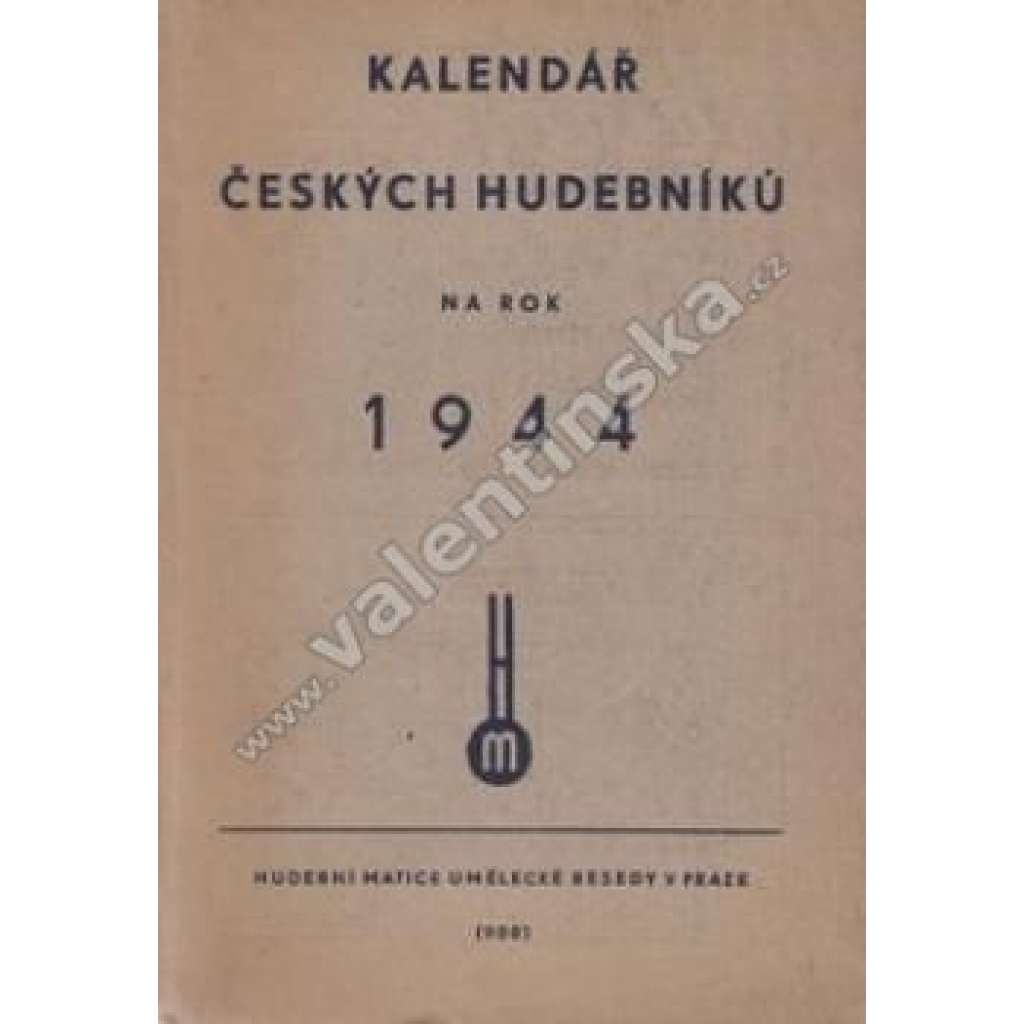 Kalendář českých hudebníků na rok 1944