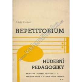 Repetitorium hudební pedagogiky. Podpis autora !
