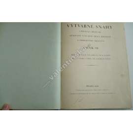 Výtvarné snahy, ročník VII. -1926 (časopis, B. B. Buchlovan - Zinkografická exlibris; K pracím Josefa Mánesa; M. Marešová - Nástěnné dekorace antické; Václav Rabas; Karáskova galerie v Tyršově domě v Praze)