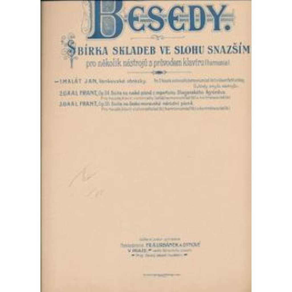 Besedy. Malát Jan - Venkovské obrázky