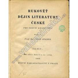 Rukověť dějin literatury české