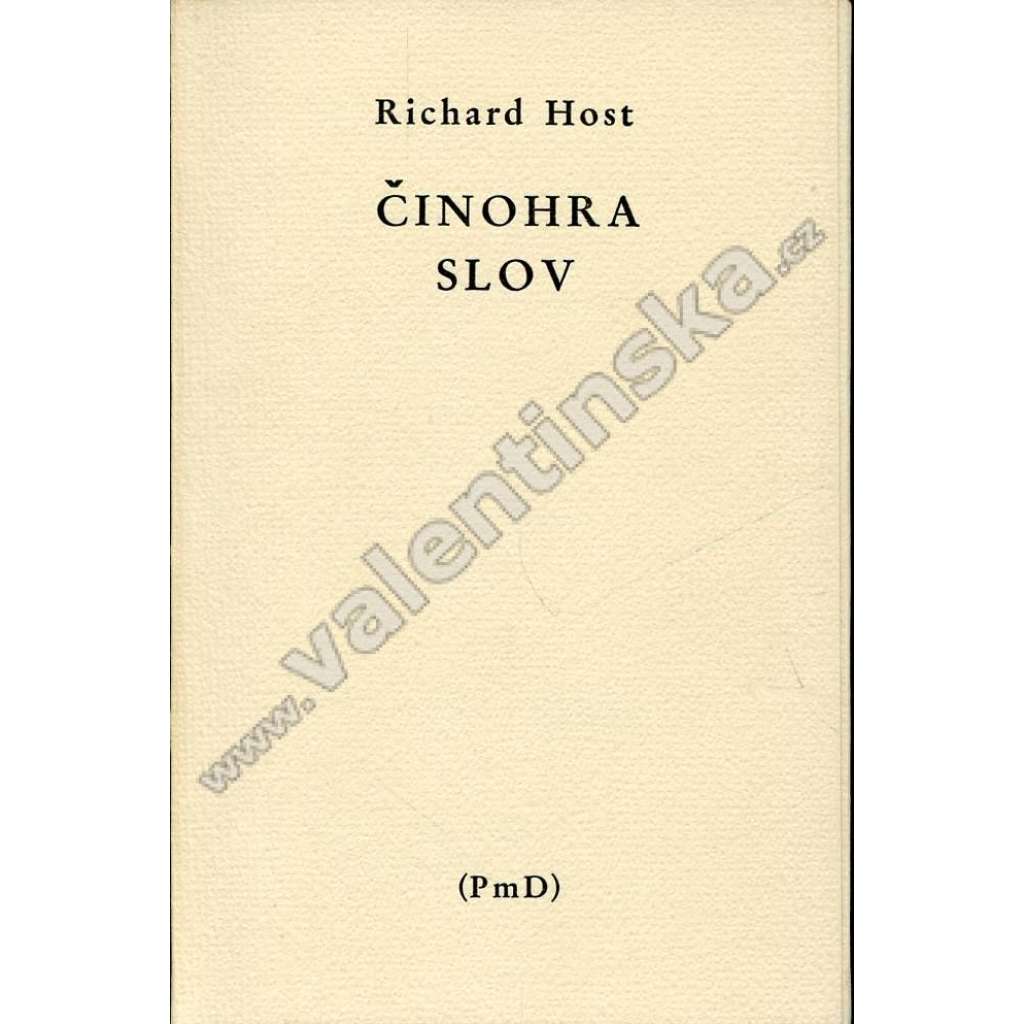 Činohra slov (poezie, exilové vydání)