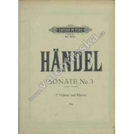 Sonate No.3 G. F. Händel (sonáta  2 housle a klavír)