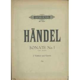 Sonate No.1 G. F. Händel (sonáta  2 housle a klavír)